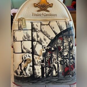 RARE Disney Park Pirates of the Caribbean Loungefly Mini backpack